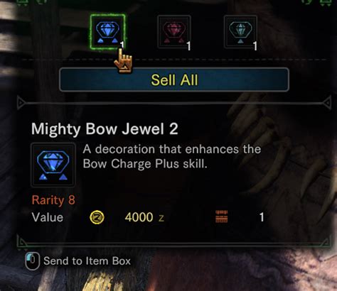 mighty bow mhw|change decoration table mhw.